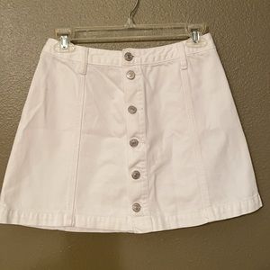 A&F Jean Skirt